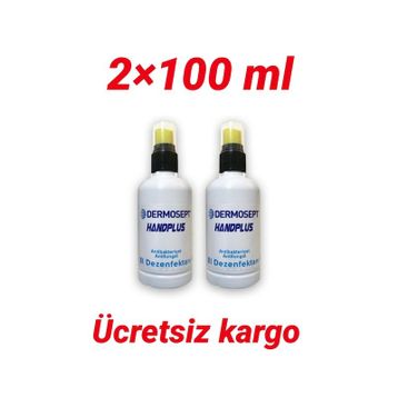 Dermosept Handplus Antibakteriyel 2x100 ml El Dezenfektanı