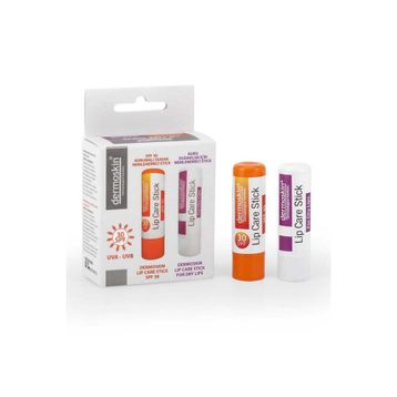 Dermoskin 2x3.9 gr Lipcare Stick SPF 30&Lipcare Stick Nemlendirici Dudak Krem