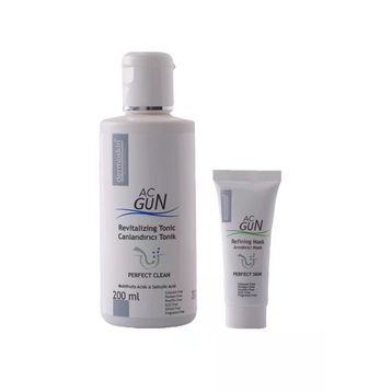 Dermoskin Acgun 200 ml Canlandırıcı Tonik + Acgun Arındırıcı 30 ml Maske