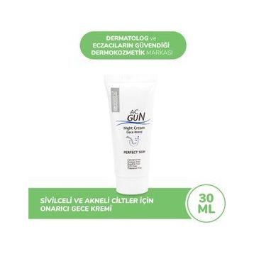Dermoskin Acgun 30 ml Gece Kremi