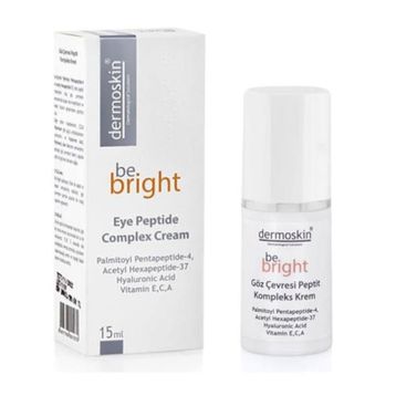 Dermoskin Be Bright Göz Çevresi 15 ml Peptit Kompleks Krem