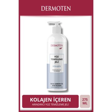 Dermoten 275 ml Kolajen İçerikli Yüz Temizleme Jeli