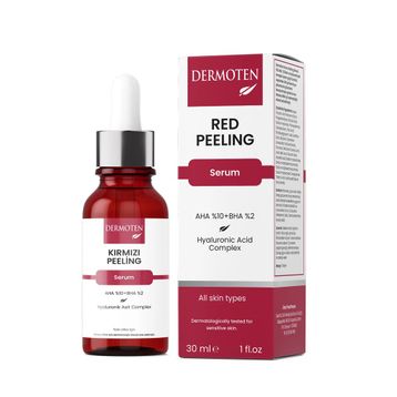 Dermoten 30 ml Arındırıcı Kırmızı Peeling Serum