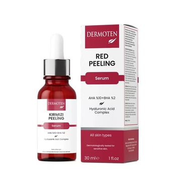 Dermoten 30 ml Arındırıcı Kırmızı Peeling Serum