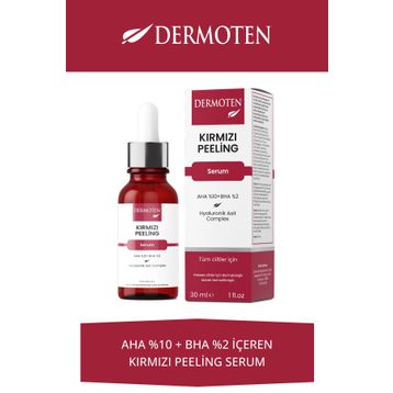 Dermoten 30 ml Arındırıcı Kırmızı Peeling Serum