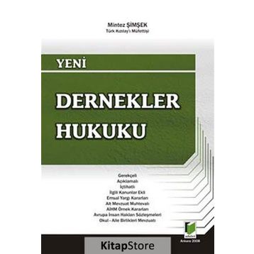 DERNEKLER HUKUKU - MINTEZ ŞİMŞEK