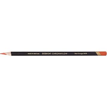 Derwent 0430 Chromaflow Red Orange Kuru Boya Kalemi