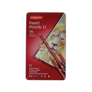 Derwent 12 Renk Pastel Boya Kalemi