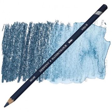 Derwent 36 Indigo Watercolour Pencil Sulu ve Kuru boya Kalemi