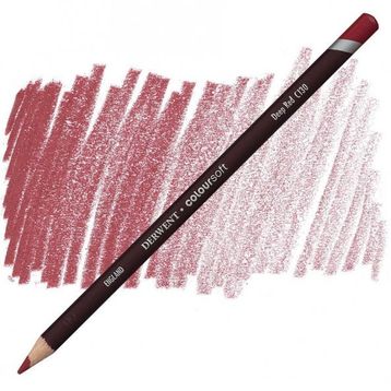 Derwent Coloursoft Pencil C130 Deep Red Kuruboya Kalemi