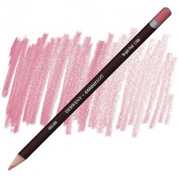 Derwent Coloursoft Pencil C200 Bright Pink Kuruboya Kalemi
