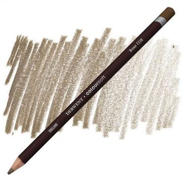 Derwent Coloursoft Pencil C510 Brown Kuruboya Kalemi