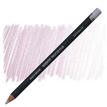 Derwent Procolour 24 Soft Vıolet Kuru Boya Kalemi