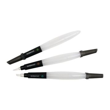 Derwent Waterbrush Su Hazneli Fiber Uçlu 3'lü Fırça