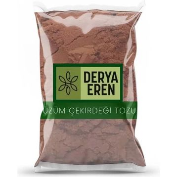 Derya Eren 1 kg Öğütülmüş Siyah Üzüm Çekirdeği Tozu