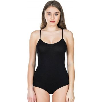 Derya Kurşun 310 Beyaz İp Askılı Çıtçıtlı Kadın Body