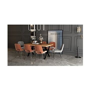 Deryawood Anteres 85x200x76 cm Masif Ahşap Mutfak Masası