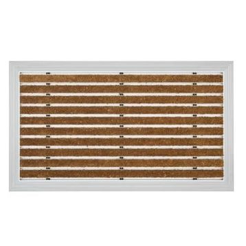 Desan 48x80 cm Bej Ultra Mat Koko Fitilli Alüminyum Paspas