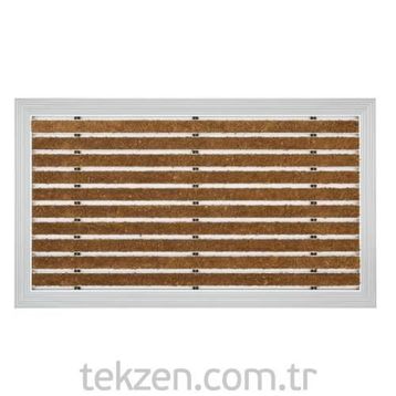 Desan 48x80 cm Bej Ultra Mat Koko Fitilli Alüminyum Paspas