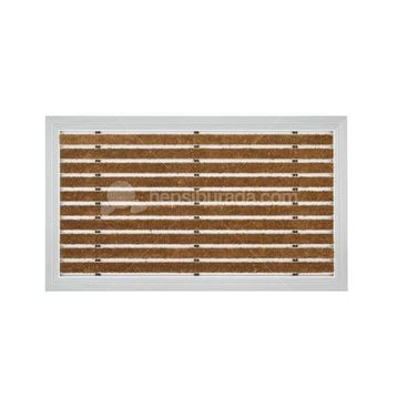 Desan 48x80 cm Bej Ultra Mat Koko Fitilli Alüminyum Paspas