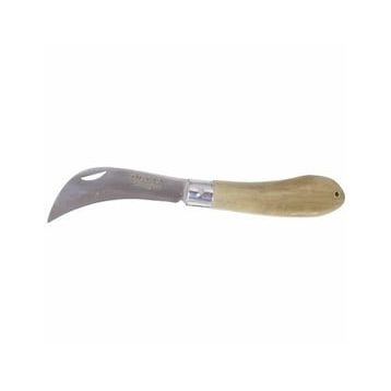 Desan Eğri Ağız Ahşap Sap 19.5 cm Denizli Aşı Bıçağı
