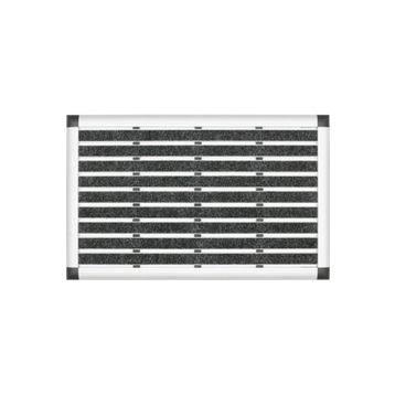 Desan Halı Fitilli 48x80cm Ultra Mat Siyah Alüminyum Paspas
