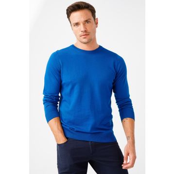 Desen 02421603 Saks Erkek Kazak
