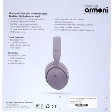 Desibel K650 Gri Bluetooth Kulaklık