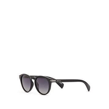 Despada DS 2374 C1 Oval Siyah Gri Asetat Unisex Güneş Gözlüğü