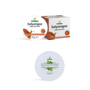 Destek 2'li Salyangoz Salgı Özlü Krem ve Cilt Maskesi