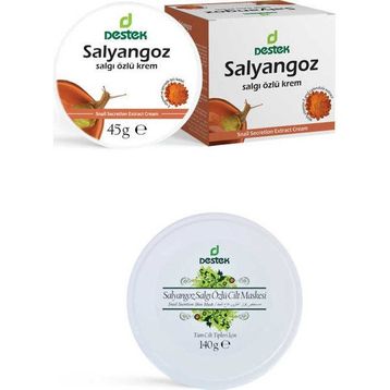 Destek 2'li Salyangoz Salgı Özlü Krem ve Cilt Maskesi