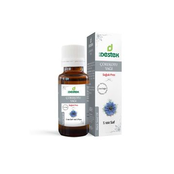 Destek Soğuk Pres 20 ml Çörekotu Yağı