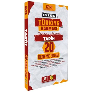 Dev Kadro KPSS Tarih Türkiye Karması 20 Deneme Çözümlü