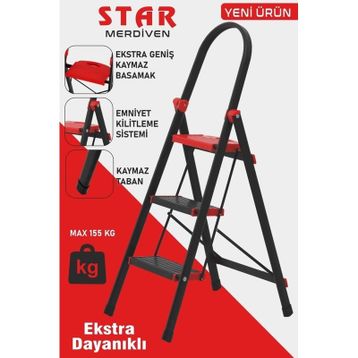 Devecioğlu 3 Basamaklı Star Geniş Basamaklı Merdiven