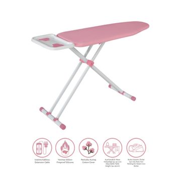 Devecioğlu Harbinger MM127 Powerboard Pembe Ütü Masası