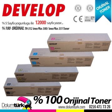 Develop TN-312 Mavi Toner