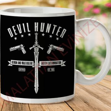 Devil Hunter Baskılı Kupa