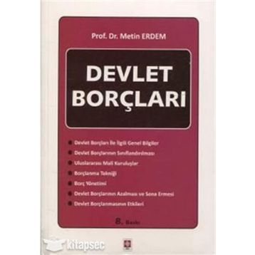 DEVLET BORÇLARI - METIN ERDEM