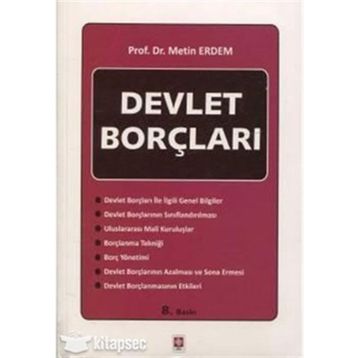 DEVLET BORÇLARI - METIN ERDEM