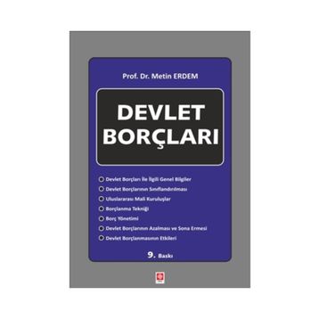DEVLET BORÇLARI - METIN ERDEM