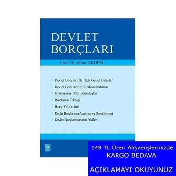 DEVLET BORÇLARI - METIN ERDEM