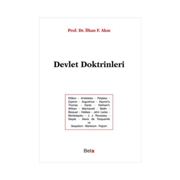 DEVLET DOKTRINLERI - İLHAN F. AKIN