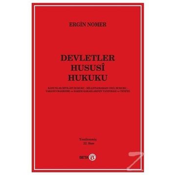 Devletler Hususi Hukuku - Ergin Nomer