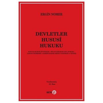 Devletler Hususi Hukuku - Ergin Nomer