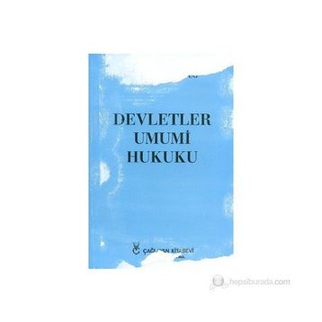 DEVLETLER UMUMI HUKUKU - YILMAZ ALTUĞ