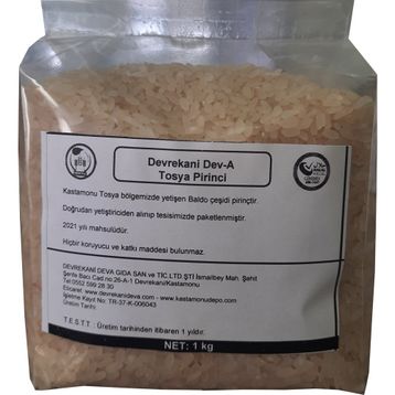 Devrekani Deva 1 kg Tosya Pilavlık Baldo Pirinç
