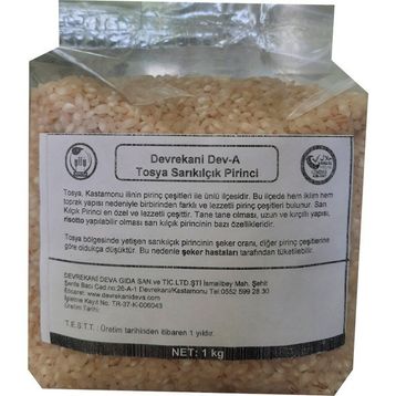 Devrekani Deva 1 kg Tosya Sarıkılçık Pirinci