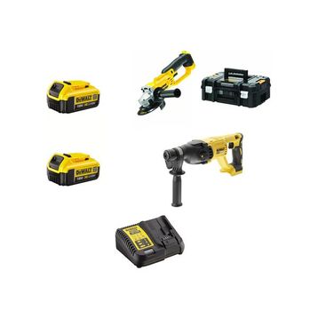 Dewalt DCH133NT Akülü Kırıcı Delici-DGC412NT 2x2 Ah Akülü Avuç Taşlama Makinası