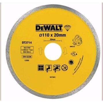 Dewalt DT3714 110x20 mm Elmas Disk