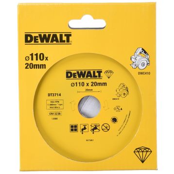 Dewalt DT3714 110x20 mm Elmas Disk